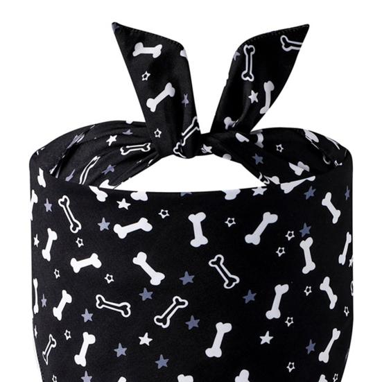 Бандана для собак, модные аксессуары, треугольный шарф, нагрудник с принтом, воротник, кошка, щенок