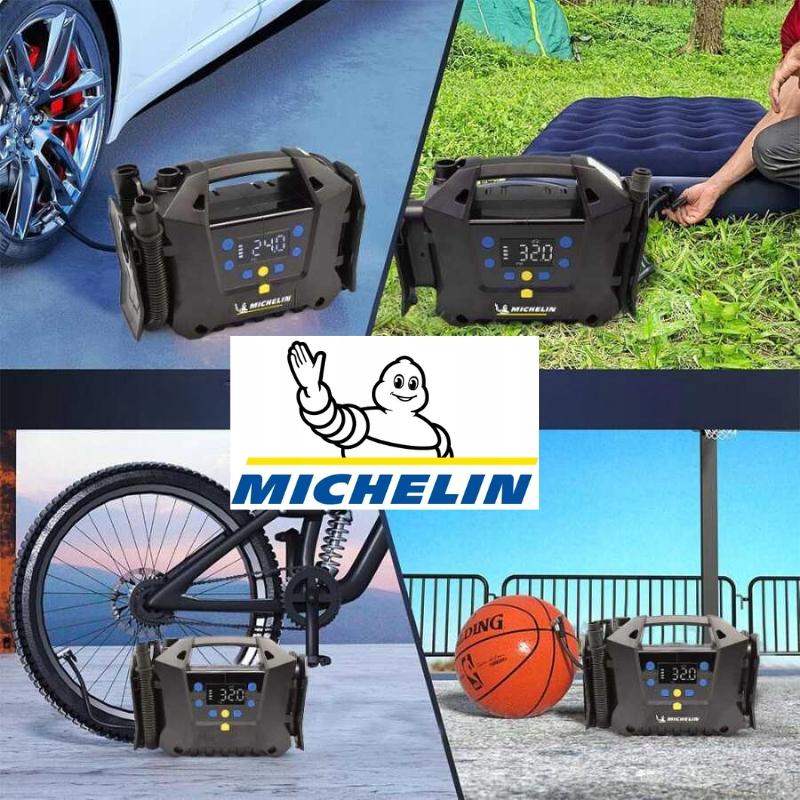 Michelin Digital Wireless Programmable Tire Inflator with LED Flashlight