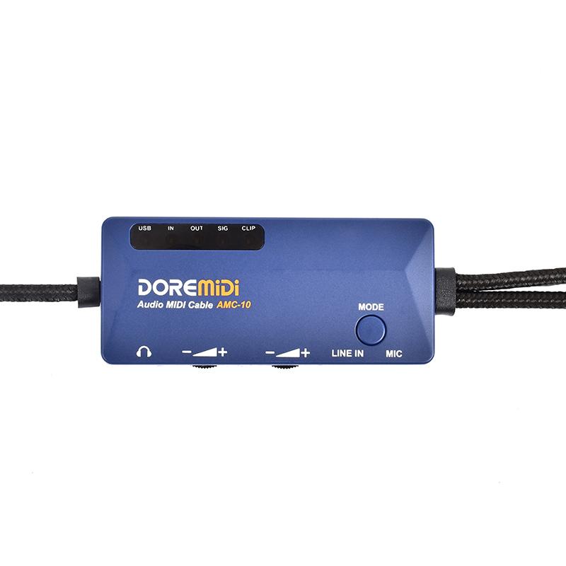 DOREMiDi Аудио MIDI Кабель USB Конвертер AMC-10, Имеющий Функции Звуковой Карты и MIDI