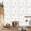 Sheep among the stars wallpaper for living room and bedroom 50x1000