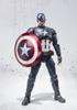TAMASHII NATIONS Капитан Америка 150 мм окрашенная подвижная фигурка SHFiguarts (Гражданская война) приблизительно. АБС и ПВХ