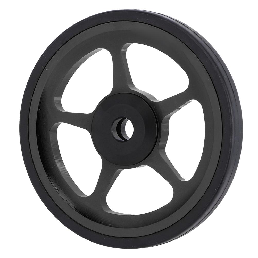 Складной велосипед Алюминиевое Легкое Колесо Велосипед для Катания Толкающее Колесо с Монтажным ВинтомЧерный