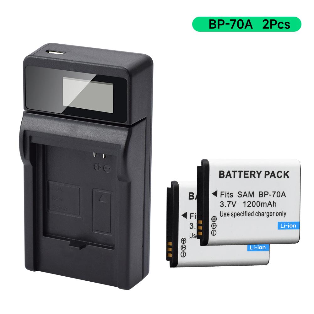 BP-70A EA-BP70A IA-BP70A BP70A IABP70A Аккумулятор для SAMSUNG AQ100, DV150F, ES65, ES67, ES70, ES71, ES73, ES74, ES75, ES80, MV800 ES90, комплект для зарядки