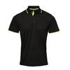 Premier Mens Contrast Coolchecker Polo Shirt