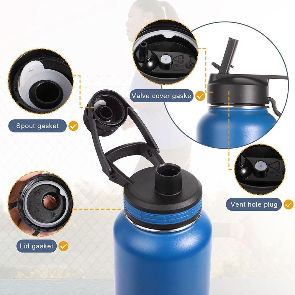 Durable Silicone Gaskets Prevent Leaks Bottle Spout Bottle Sealing Ring for Thermoflask/Takeya