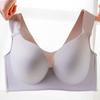 Full Cup Thin Sports Bra Women Breathable Wireless Vest Gathered Bra Small Size Luxury High Class Style