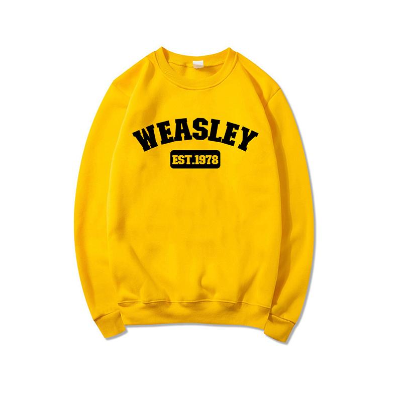 Толстовка Weasley Est 1978 Weasley Twins HP Вдохновленная толстовка унисекс с капюшоном с рисунком женские пуловеры с длинными рукавами топы