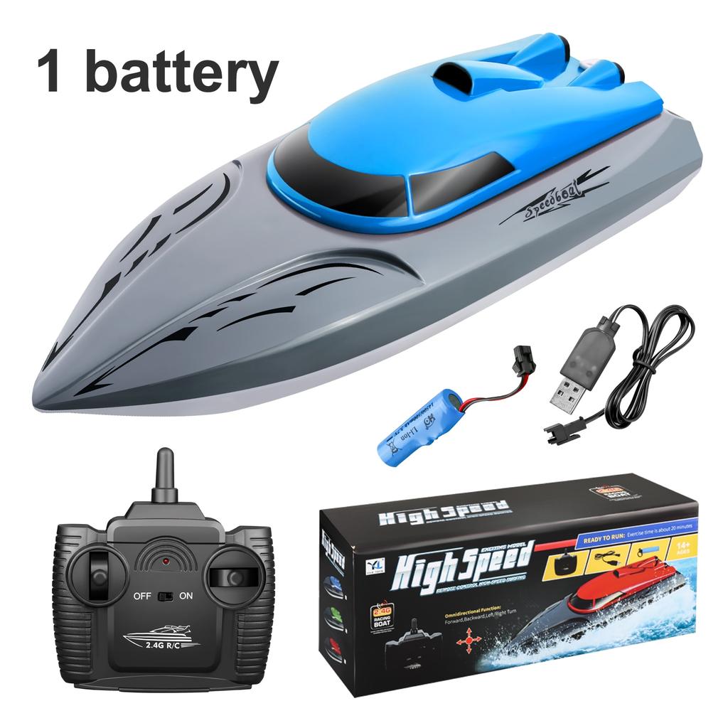 High-speed Yacht RC Boats 2.4G Upgraded Remote Control Ship Charging Version Summer Toys for Competition Gift