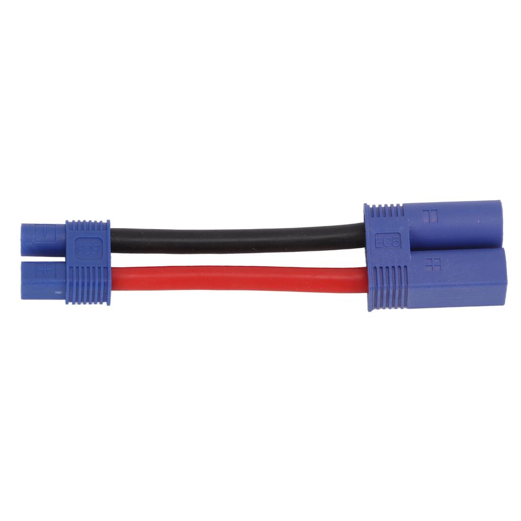 Кабель EC5 - EC3 длиной около 3,5 дюйма, 12AWG, безопасный, мягкий, устойчивый к коррозии, прочный и долговечный