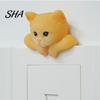 Resin Home Decoration Ornaments 3D Cute Animal Light Switch Sticker, Cartoon Pig Cat Mermaid Frog Wall Decorative Plates for Kids Stickers,
