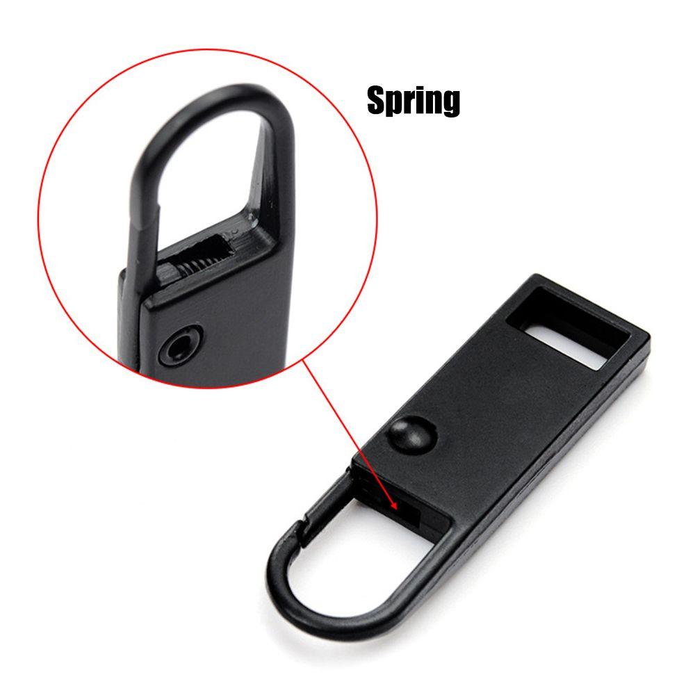 5pcs Broken Buckle Detachable Sewing Kit Metal Zip Zipper Pull Metal Zipper Head Zipper Slider