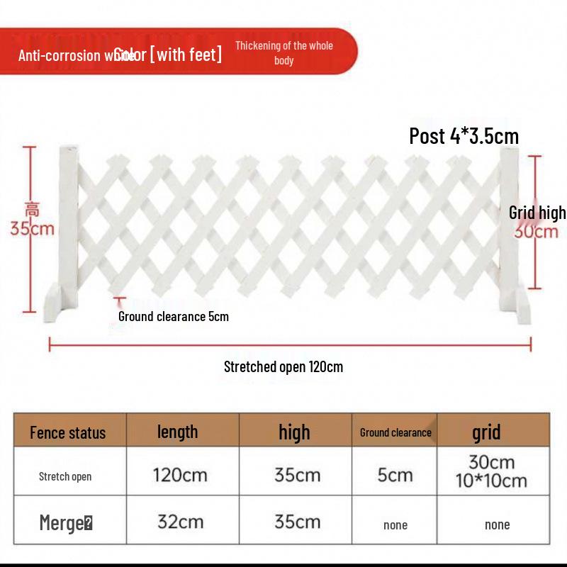 Уличный антикоррозийный раздвижной деревянный забор для сада, двора, крытого балкона и вольера для собак.