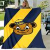1pc Blanket - California Golden Bears Print Design, Lightweight Blanket for Sofa, Bed- Soft &Warm, Gift for All Seasons