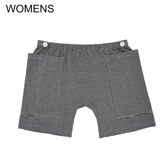 Health Care Shorts Striped Stretchy Men Women Pockets Underwear with Place of Urine