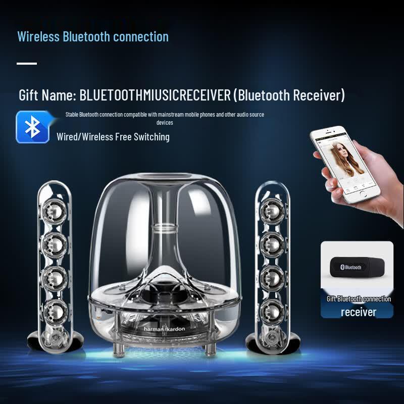 Проводная мультимедийная акустическая система Harman Kardon SoundSticks III Crystal (Китайская версия)