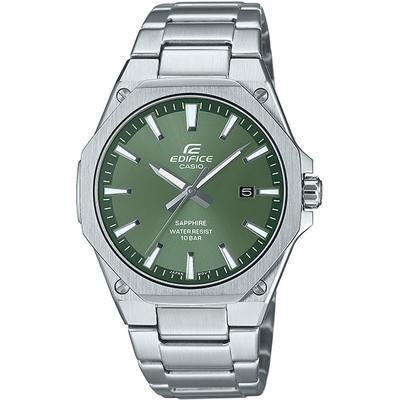 Мужские часы EDIFICE EFR-S108DJ-3AJF [EDIFICE 3-стрелочные аналоговые мужские с металлическим ремешком] круглые серебристые