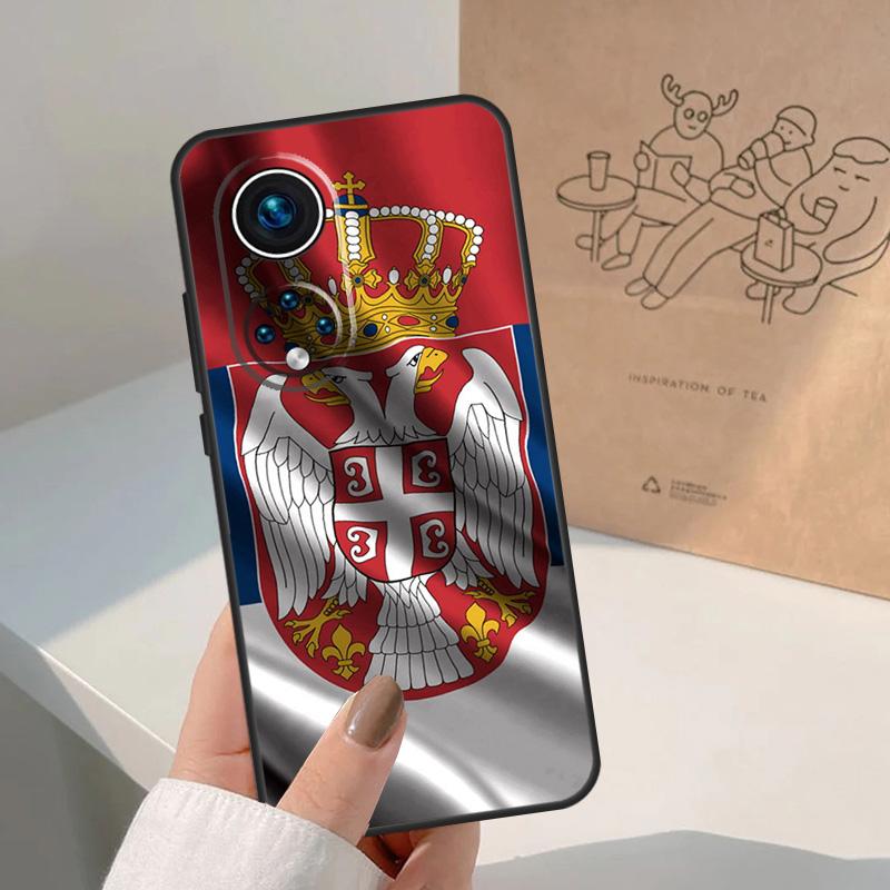 Флаг Сербии Сербский Для Honor Magic 7 Lite 5 6 8 Pro Чехол Для Honor 400 200 90 70 50 X8c X8b X9a X9b X9c X9d Win