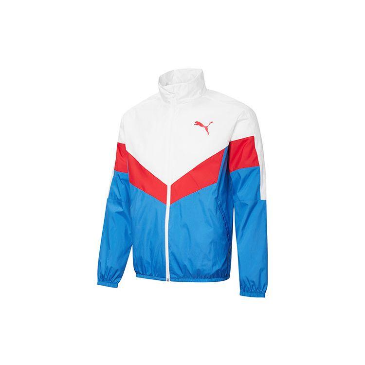 Puma Ветровка с воротником-стойкой Мужские куртки Синий 855930-41