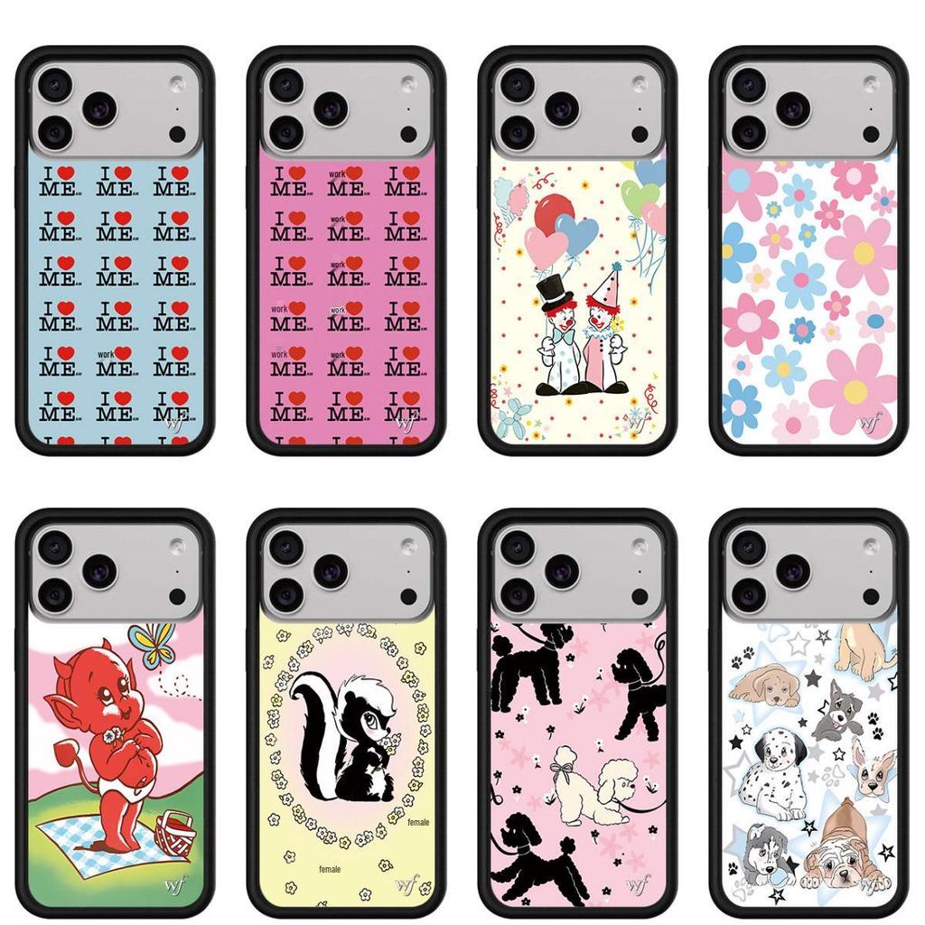 Чехол WildFlow Party Щенки для iPhone 17, 16 Pro Max, 15 Plus