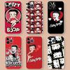 Анимация B-Бетти Буп Прозрачный ТПУ Чехол для Телефона Для IPhone 17 11 12 13 14 15 16 Pro Max 16 Plus Чехол