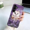 Милый Чехол-Сова для Телефона Samsung S26 S25 Plus S20 S20 Plus S22 Ultra S23 FE S21 Plus S21 Ultra Стеклянная Крышка