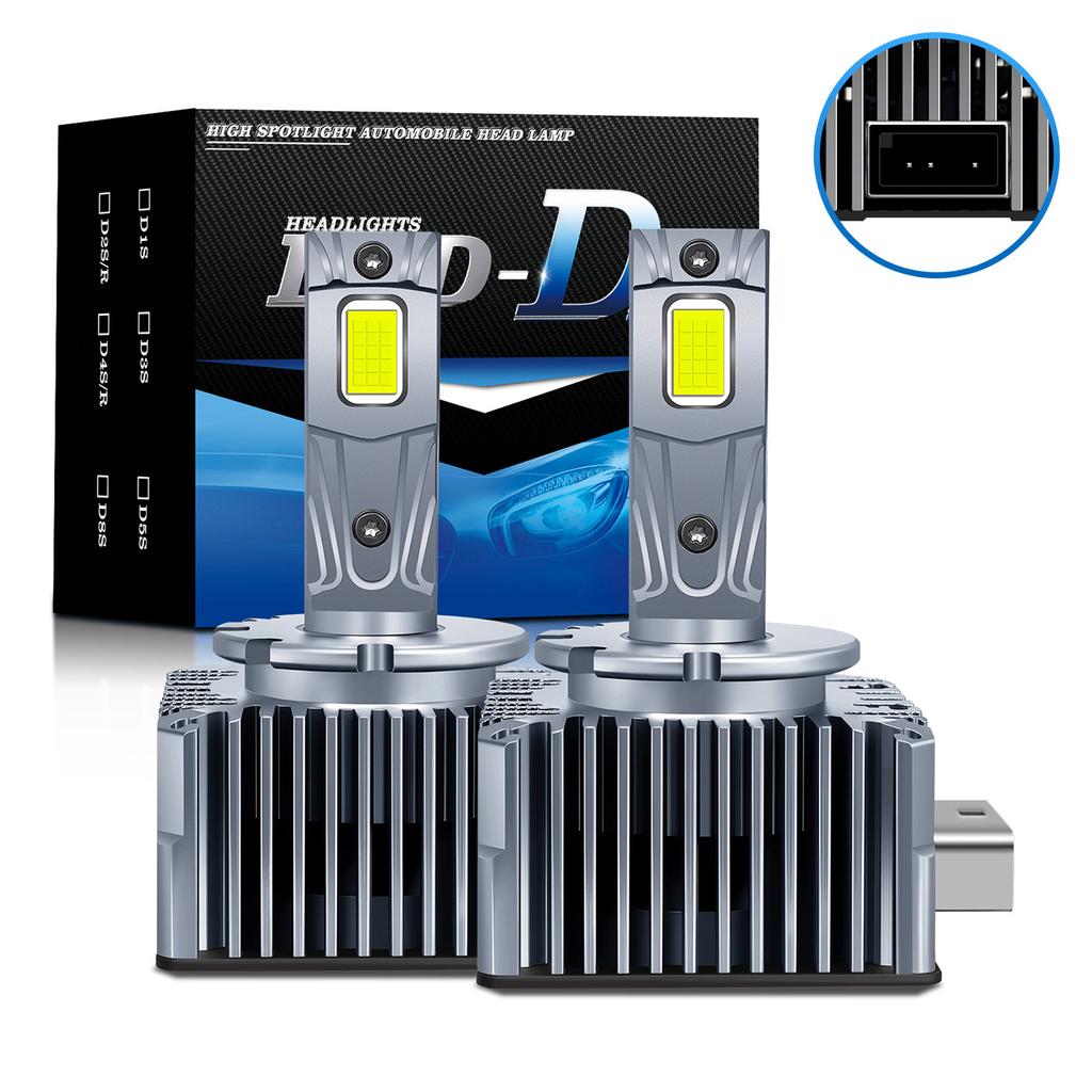 Dual copper tube D1S high power LED headlight D2S xenon lamp D4S automotive lamp D5S laser D3SD8S lamp
