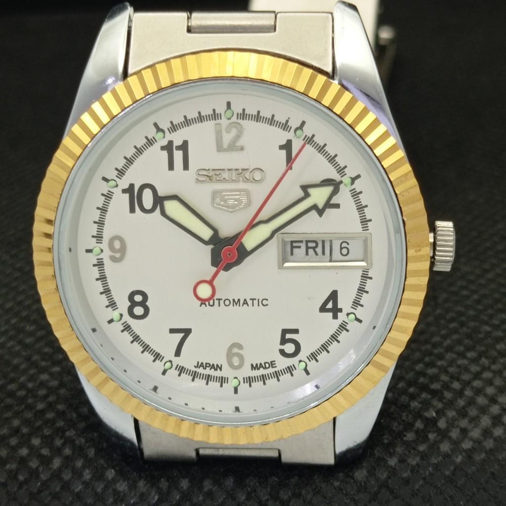 REFURBISHED VINTAGE SEIKO TRANSPARENT BACK JAPAN MENS AUTOMATIC WATCH A305062-9 SKU575b-a305062