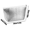 Durable Aluminum Foil Thermal Lunch Bag Thickened Leak Proof Insulated Cooler Bag Cold Proof Oilproof Meal Bag Travel