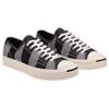 Converse Jack Purcell Open Smile Полосатые Простые Универсальные Низкие парусиновые кеды Унисекс Кроссовки Черный Серый 167830C
