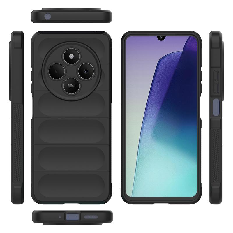 Shockproof Phone Case For Xiaomi Poco C75 Case Anti-Slip Silicone Full Edge Back Cover For Poco C75 Case For Poco C75 6.88 Inch