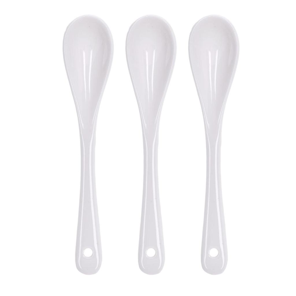 Porcelain Bowls with Sauce Tray, Bamboo, DUKA