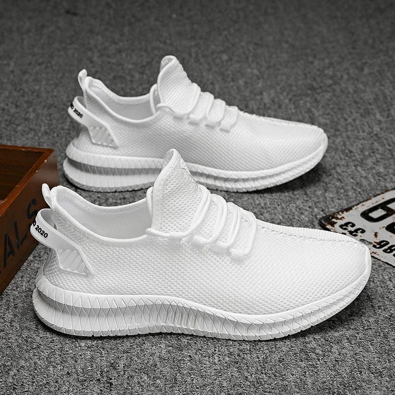 Breathable Men's Running Shoes Fashion Platform Men Casual Shoes Lightweight Women Vulcanized Shoes Flexible Anti-slip Sneakers