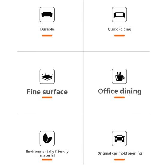 Food Tray Table Folding Car Steering Wheel Board High Stability Strong Load-bearing Not