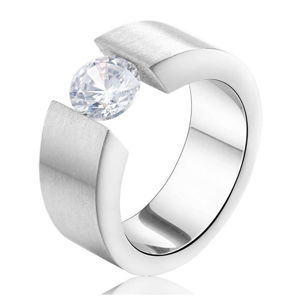 Обручальные кольца из нержавеющей стали 316L золотого цвета для женщин и мужчин