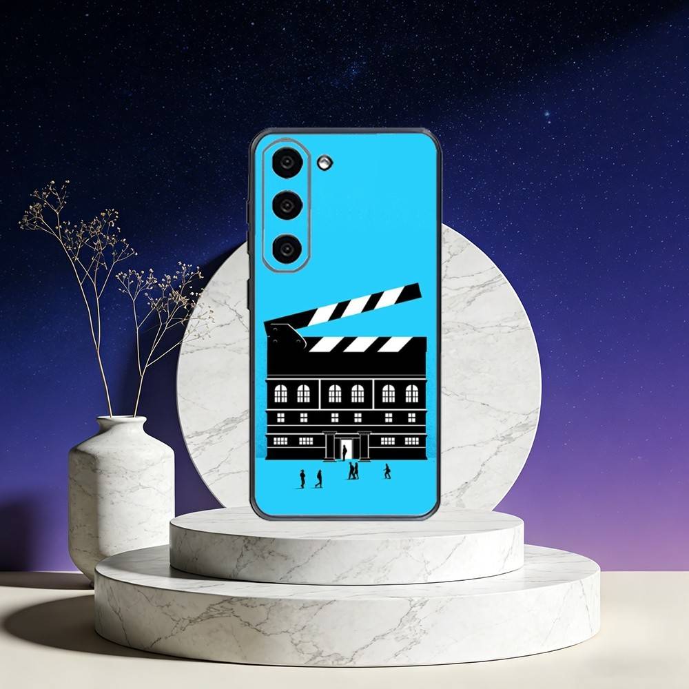 Movie Clapperboard Clapper Board Phone Case For Samsung Galaxy A73,A72,A71,A70,A53,A52,A51,Others Soft Black Cover