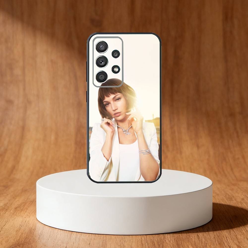 Actress U-Ursula Corbero Phone Case For Samsung S25,S24,S21,S22,S23,S30,Ultra,S20,Plus,Fe,Note,10,9,5G Black Cover