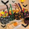 Trick or Treat Pumpkin Candy Bucket Cloth Stuffed Cotton Tote Bags Halloween Candy Bag Children