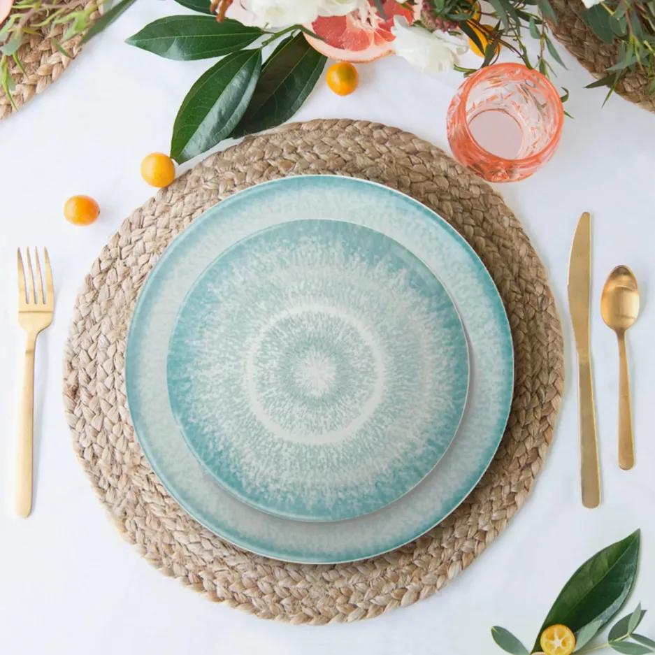 DUKA SOLVIND dinner plate 27 turquoise