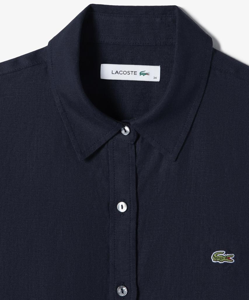 LACOSTE Женская новая классическая рубашка с коротким рукавом Cf139E-56G 166