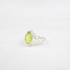 Peridot Gemstone 925 Sterling Silver Jewelry Designer Ring For Anniversary Gift CZR-4-3