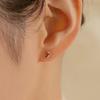 Объемные серьги-полумесяцы Lunne 14K (14-каратное золото) А05