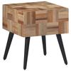 VidaXL Table d'appoint 40x40x45 cm teck de récupération massif 358522