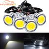 23mm Auto DRL 12V Car Led Eagle Eye Bulb DayTime Running Turn Signal Lights Backup Reversing Parking Lamps Waterproof Fog Silver