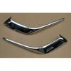 Chrome Front Fog Light Trims Eyebrow For 2014-2016 Mazda 3 BM
