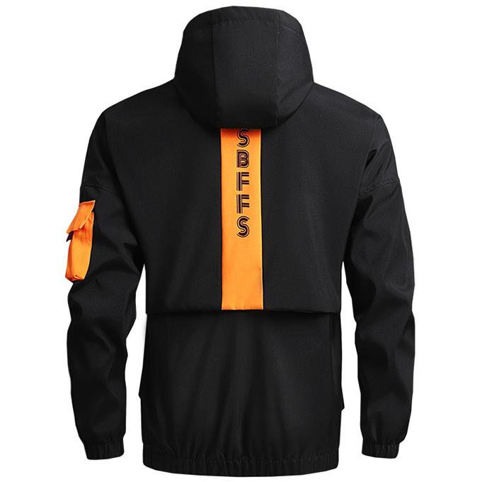 Hooded Jacket for Men Jacket Men's Windbreakers Zipper Coats Spring Autumn Slim Cargo Jackets Male Casual Sportswear