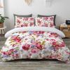 Современное модное цветочное постельное белье, трехпредметный пододеяльник