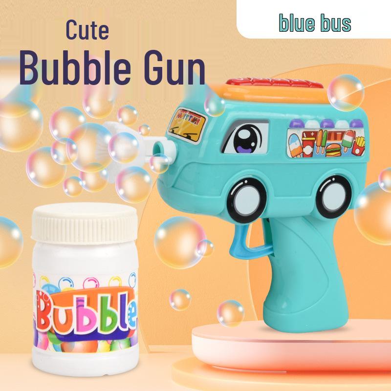 Dinosaur & Seahorse Bubble Gun - Kids' Summer Water Play Toy