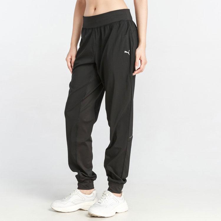 Puma Светоотражающие зауженные брюки для бега, женские, черные, 519367-01