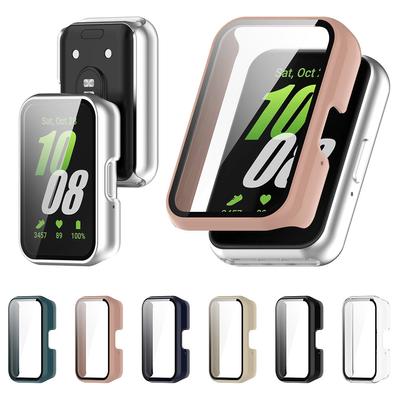 Защитный чехол для смарт-часов Samsung Galaxy Fit 3 SM-R390, чехол для ПК с закаленным стеклом, устойчивый к падениям и царапинам