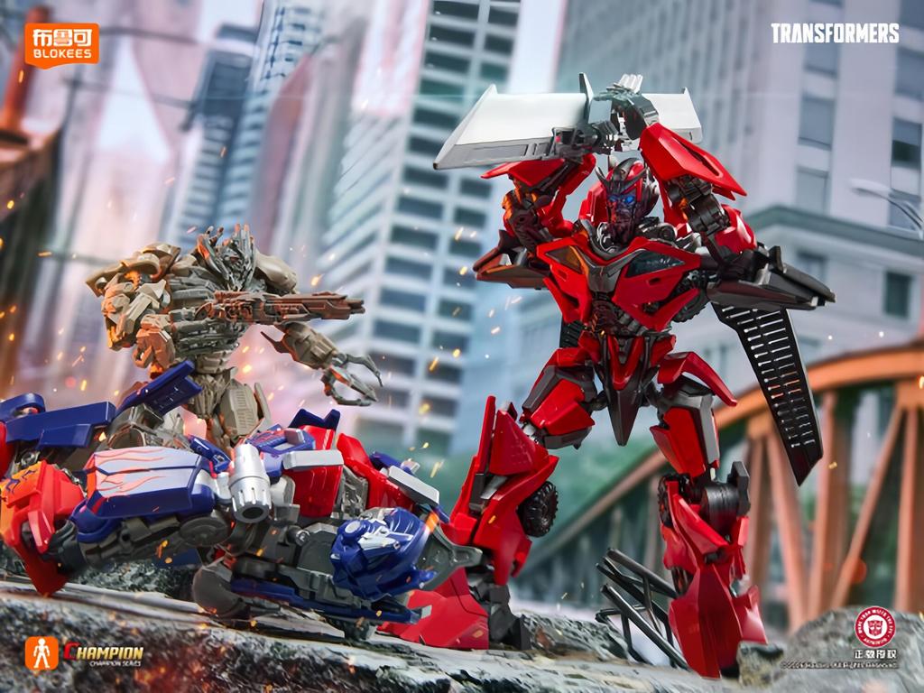 BLOKEES Megatron entinel Prime Blitzwing Optimus Prime Bumblebee Assembled Model Toy Christmas Gift
